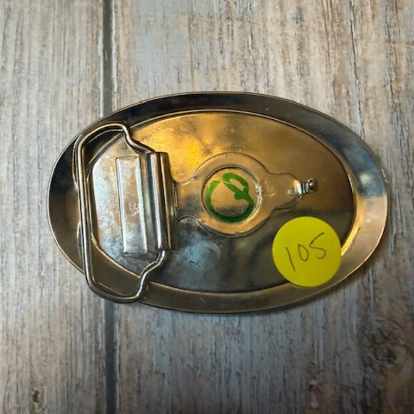 Vintage International Harvester 4WD Tractor Epoxy Belt Buckle – New Old Stock - Picture 2 of 4